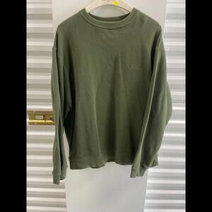 VTG Y2K COLUMBIA SPORTSWEAR COMPANY CREWNECK SWEATER OLIVE SZ XXL